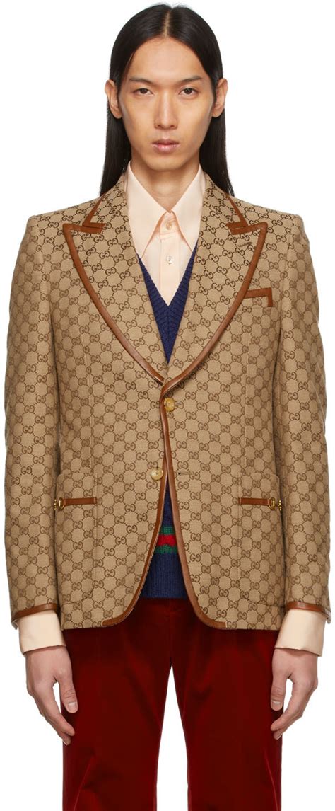 gucci blazer monogram